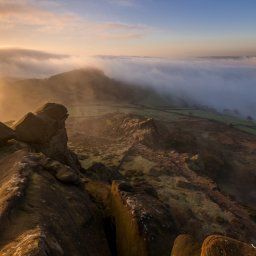 A cloud inversion at The Roaches