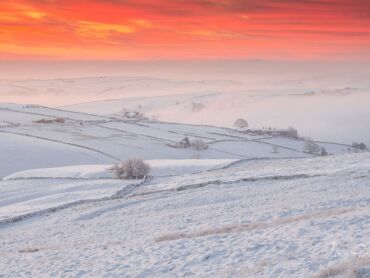 Peak District Winter Scene